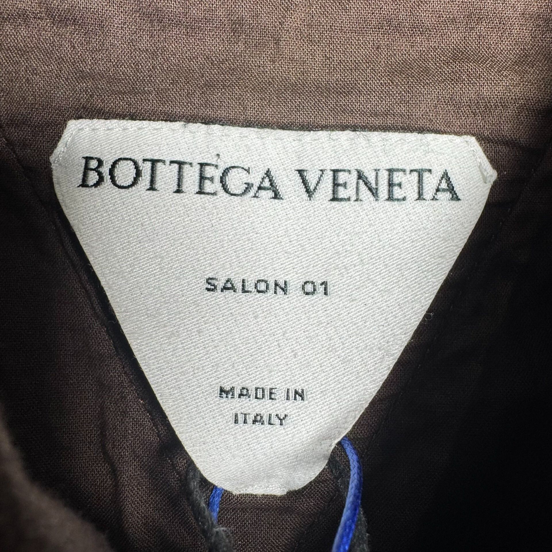 Bottega Veneta Bottega Veneta Men's Workwear Lumberjack Short-Sleeve Shirt Size US M / EU 48-50 / 2 - 3 Thumbnail
