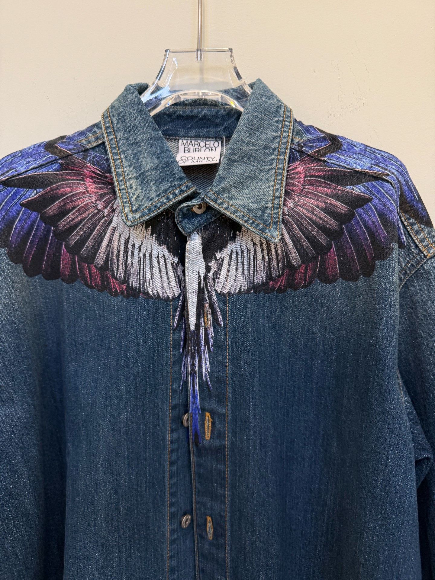 Marcelo Burlon Marcelo Burlon Denim Shirt Size US M / EU 48-50 / 2 - 3 Thumbnail