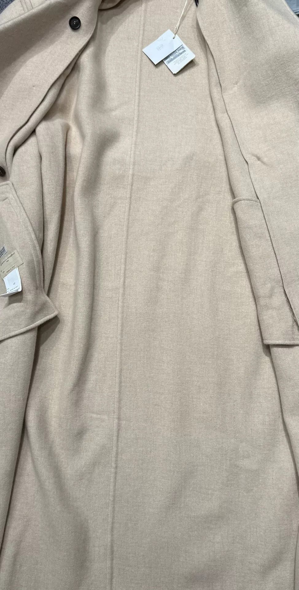 Brunello Cucinelli Brunello Cucinelli Double-Breasted Coat Size US XXS / EU 40 - 4 Thumbnail