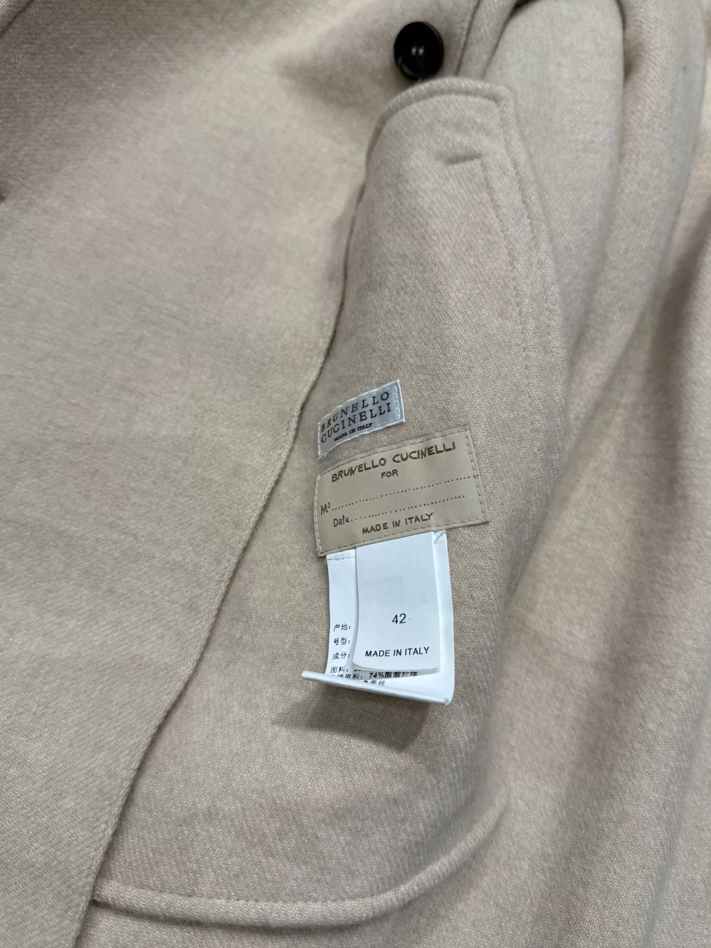 Brunello Cucinelli Brunello Cucinelli Double-Breasted Coat Size US XXS / EU 40 - 5 Thumbnail