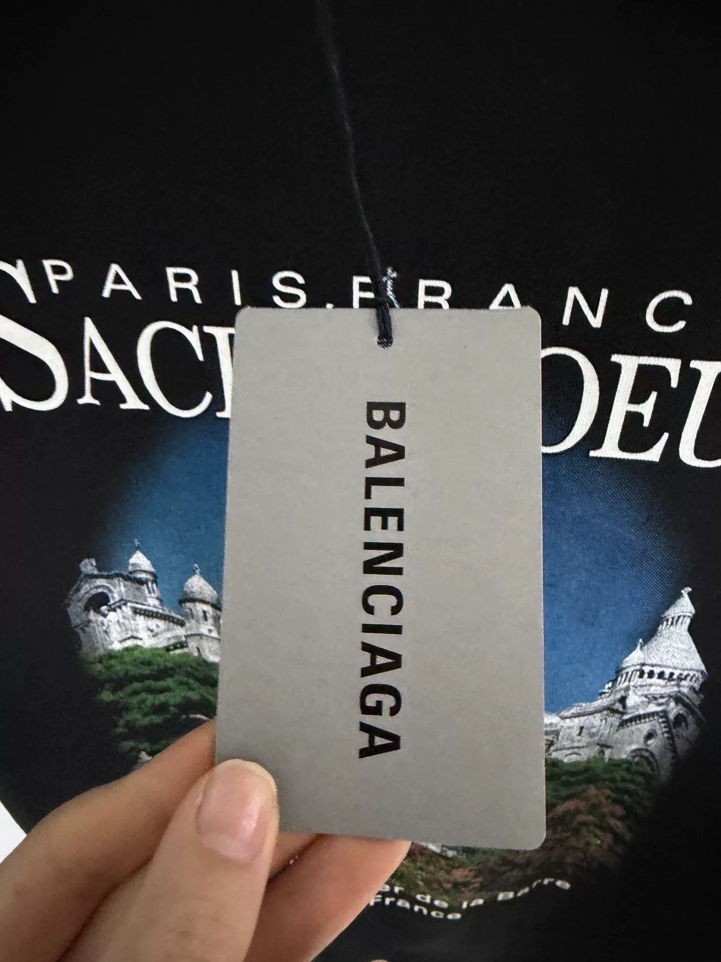 Balenciaga Balenciaga Castle Print Short - Sleeved T - Shirt Size XXS / US 00 / IT 34 - 3 Thumbnail
