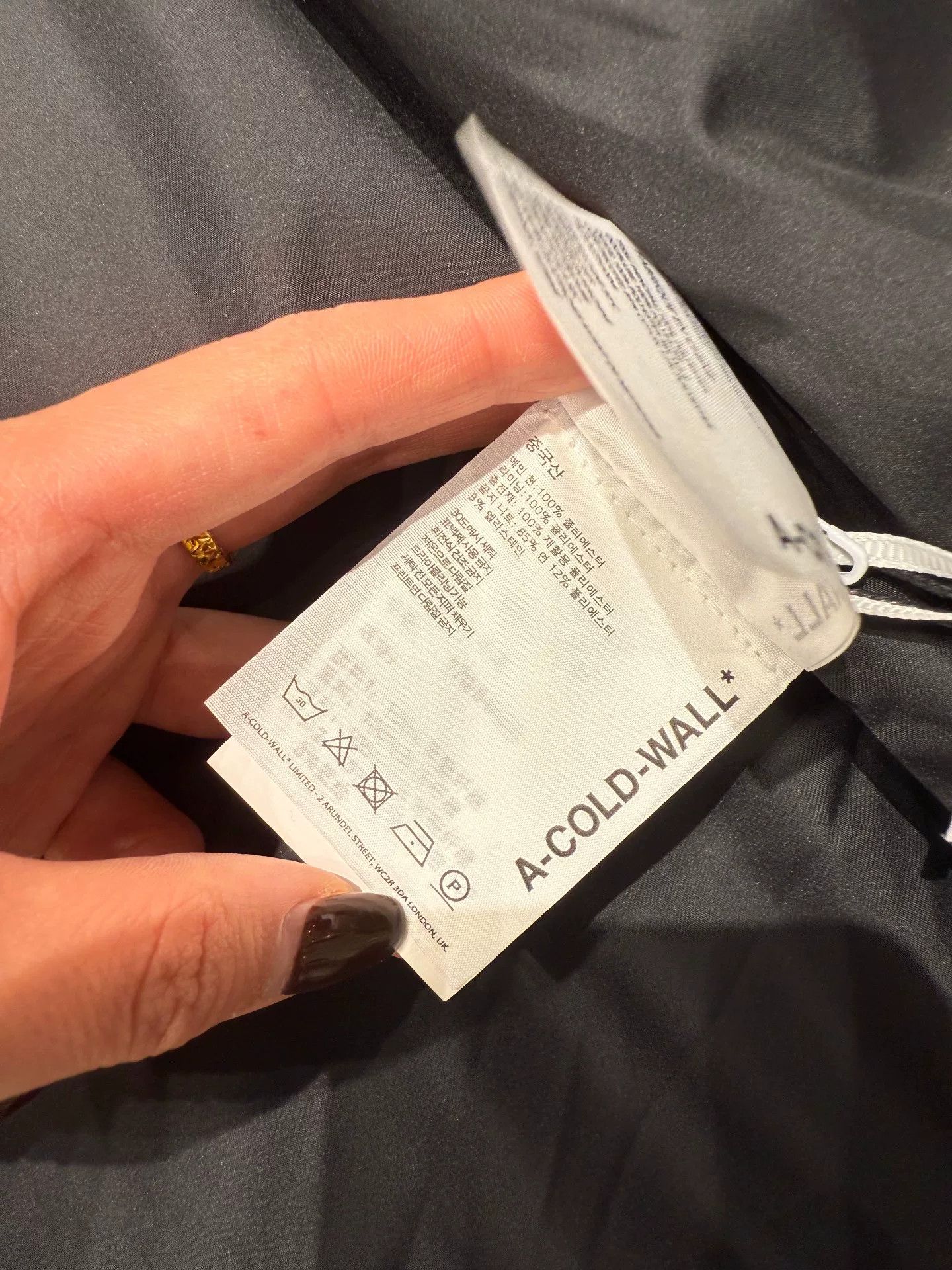 A-COLD-WALL* A-COLD-WALL* Asymmetric Jacket Size US M / EU 48-50 / 2 - 6 Thumbnail