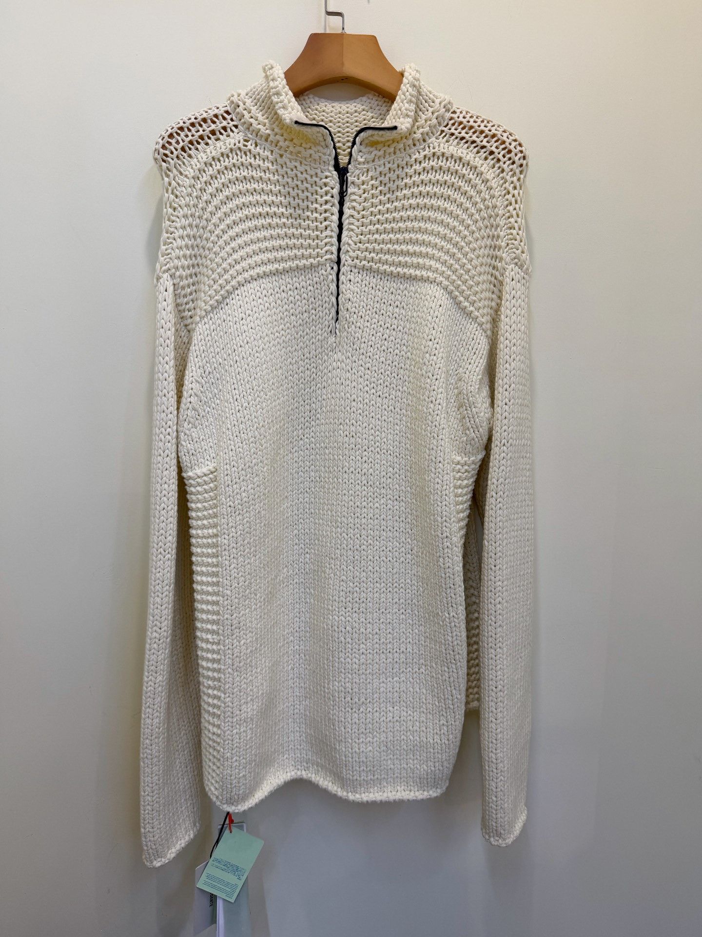 Off-White OFF-WHITE Drop Shoulder Knit Sweater Size US M / EU 48-50 / 2 - 2 Thumbnail