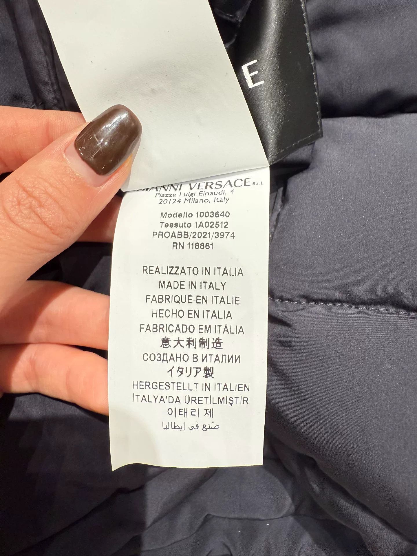 Versace Versace Stand Collar Reversible Padded Jacket Size US M / EU 48-50 / 2 - 9 Thumbnail
