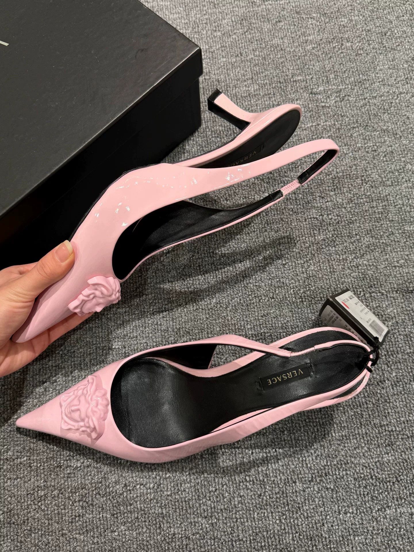 Versace Versace Pink Medusa High Heels Size US 9 / IT 39 - 7 Thumbnail