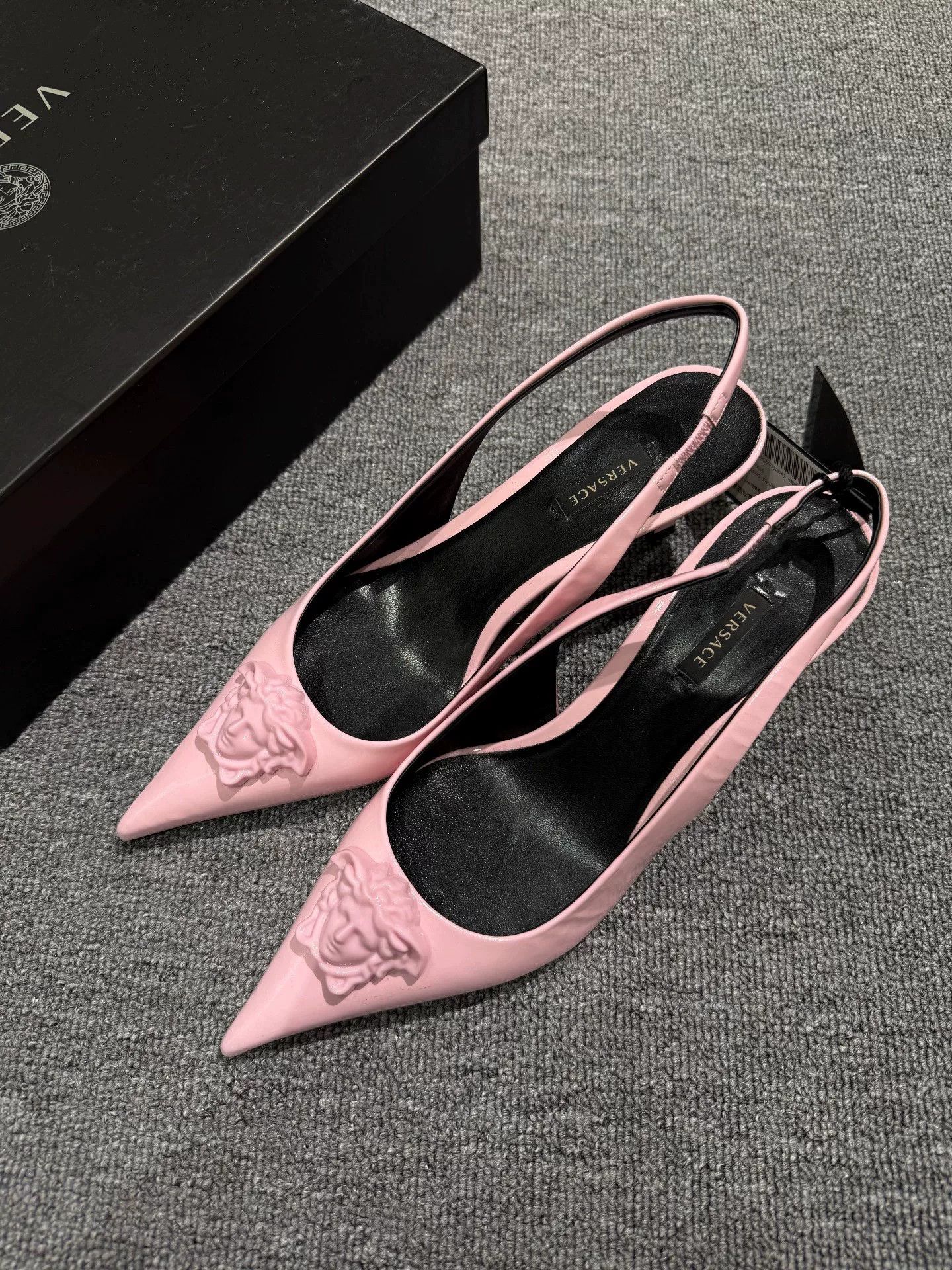 Versace Versace Pink Medusa High Heels Size US 9 / IT 39 - 3 Thumbnail