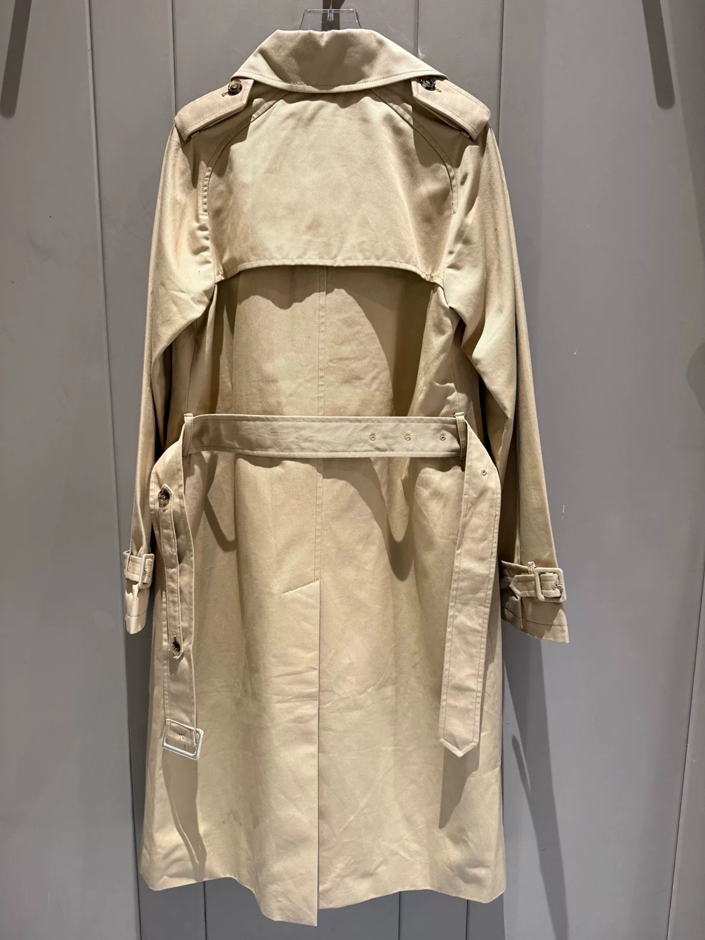 A.P.C. A.P.C. Classic Double-Breasted Trench Coat Size XXS / US 00 / IT 34 - 2 Thumbnail