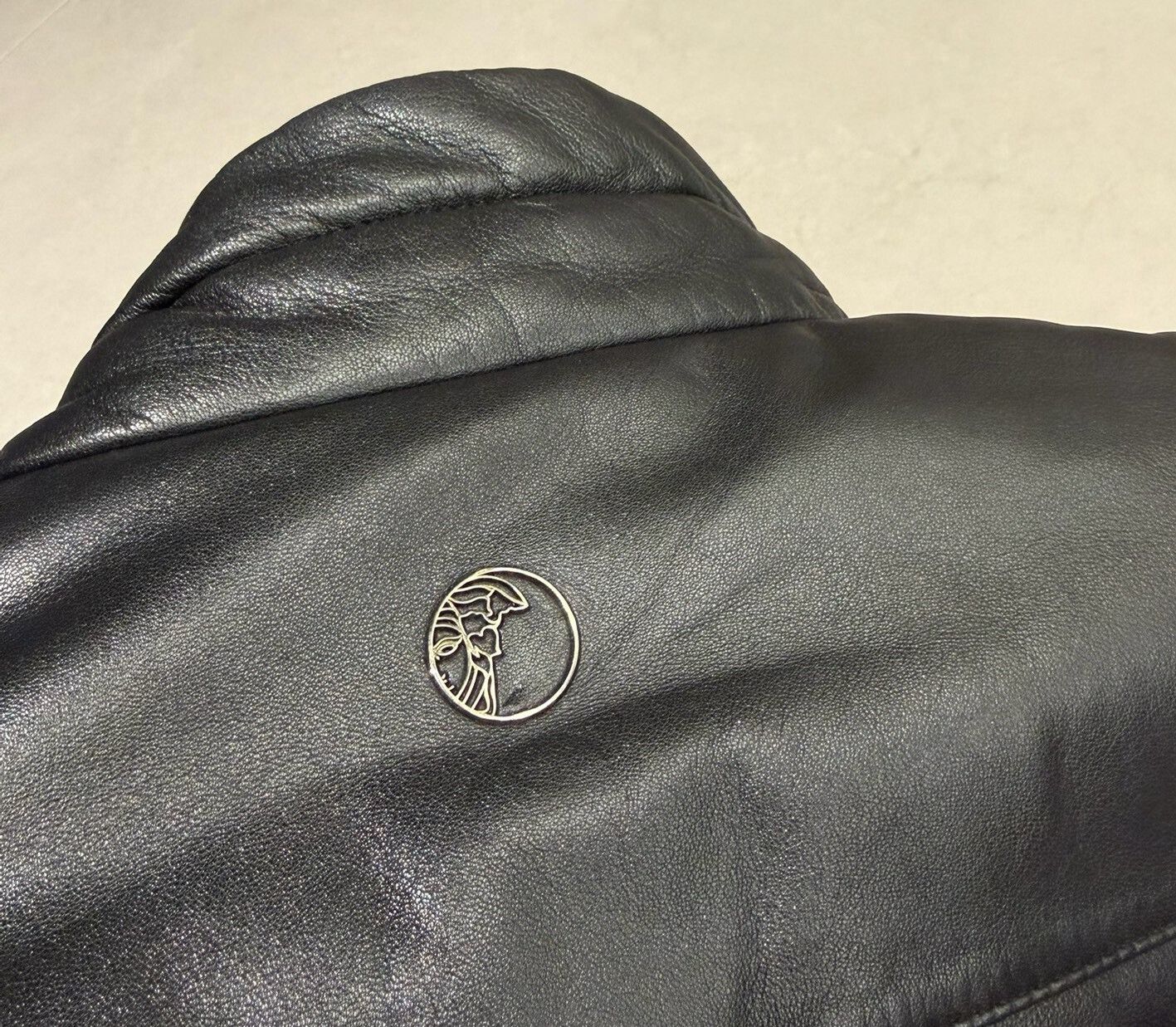 Versace Versace Men's Black Lambskin Medusa Jacket Size US M / EU 48-50 / 2 - 5 Thumbnail