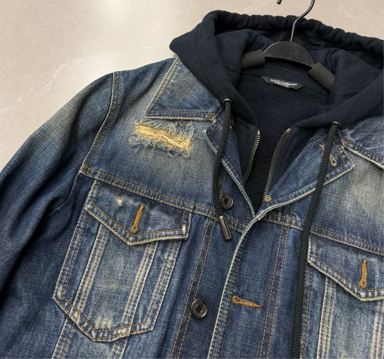 Dolce & Gabbana Dolce & Gabbana Men's Blue Denim Jacket Size US M / EU 48-50 / 2 - 3 Thumbnail