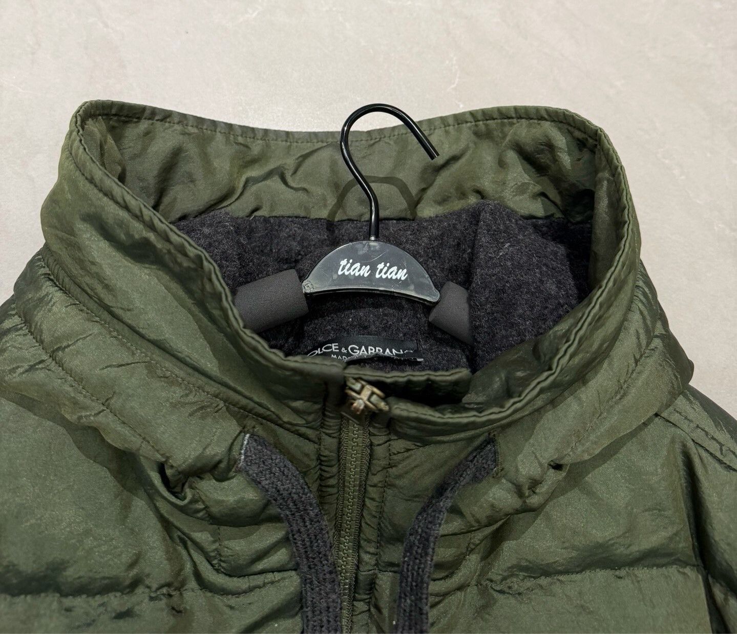 Dolce & Gabbana Dolce & Gabbana Men's Army Green Down Jacket Size US M / EU 48-50 / 2 - 4 Thumbnail