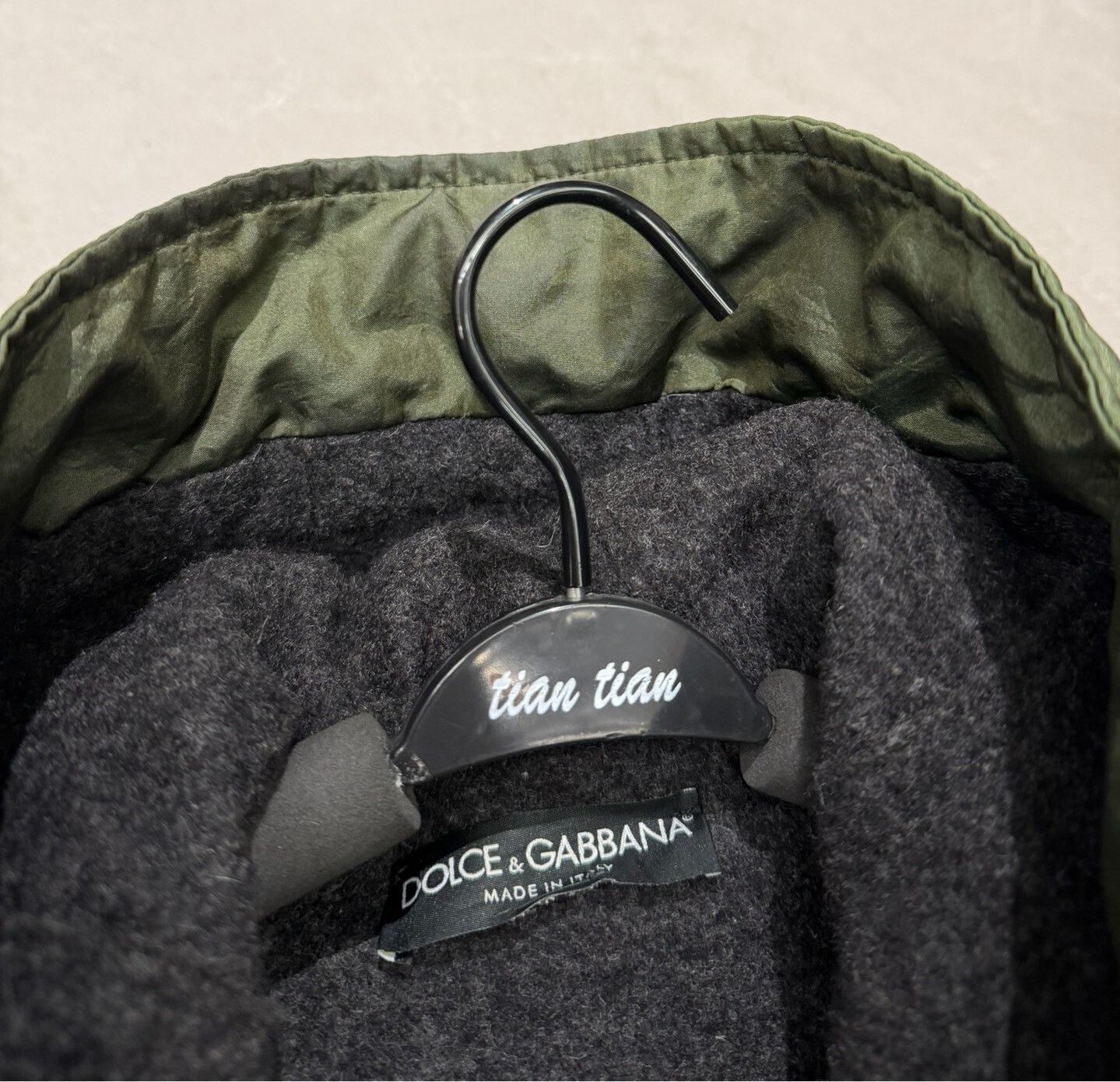 Dolce & Gabbana Dolce & Gabbana Men's Army Green Down Jacket Size US M / EU 48-50 / 2 - 6 Thumbnail