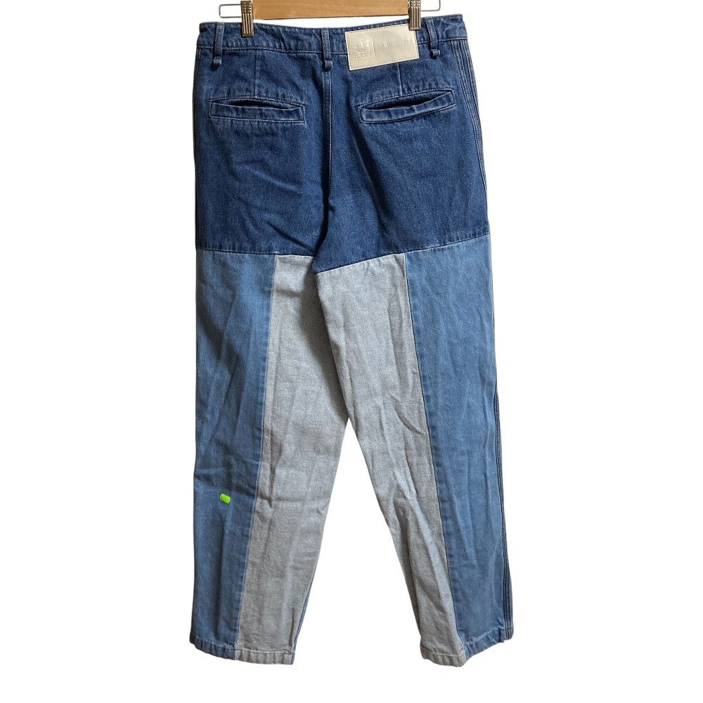 Other Other adidas Originals KSENIA SCHNAIDER Patchwork Cotton Jeans Textile Jeans DUTY FREE for USA Size ONE SIZE - 3 Thumbnail