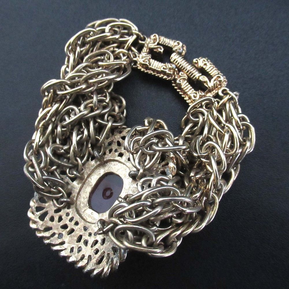 Givenchy Givenchy Givenchy Color Stone Chain Bracelet Metal Bracelet DUTY FREE for USA Size ONE SIZE - 3 Thumbnail