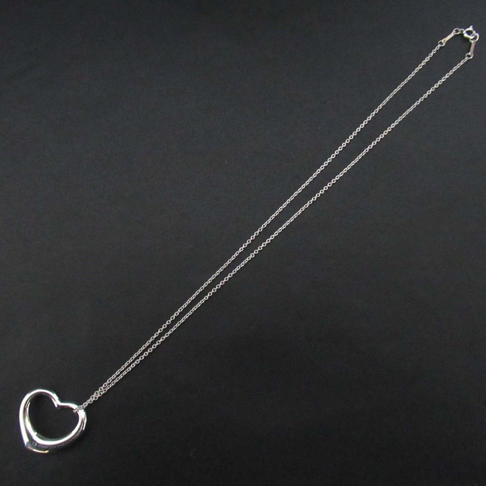 Tiffany & Co. Tiffany & Co. Tiffany&Co Elsa Peretti Open Heart 925 Silver Necklace Pendant Precious Metal Necklace DUTY FREE for USA Size ONE SIZE - 3 Thumbnail