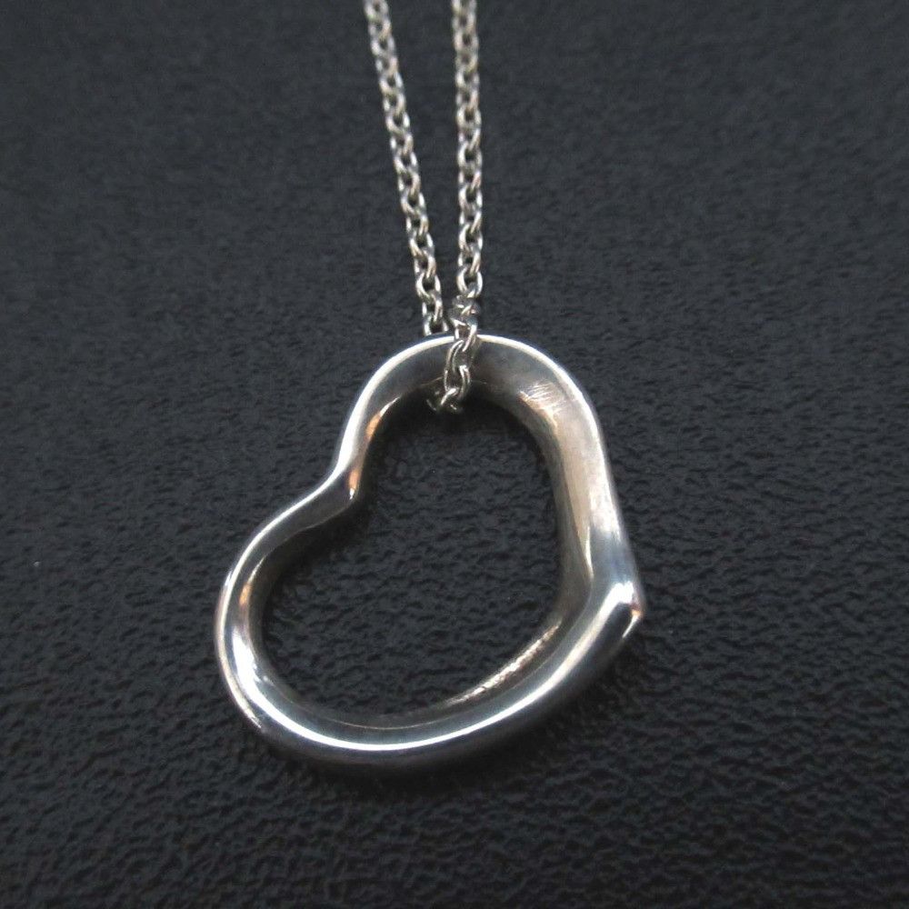 Tiffany & Co. Tiffany & Co. Tiffany&Co. Open Heart Sterling Silver Necklace Precious Metal Necklace DUTY FREE for USA Size ONE SIZE - 2 Thumbnail