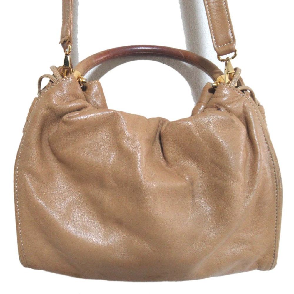 Loewe Loewe Loewe Flamenco Nappa Leather 2way Shoulder Bag Leather Shoulder Bag DUTY FREE for USA Size ONE SIZE - 2 Thumbnail