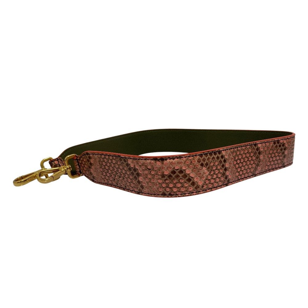 Fendi Fendi Fendi Strap You Python Shoulder Strap Leather Other DUTY FREE for USA Size ONE SIZE - 2 Thumbnail