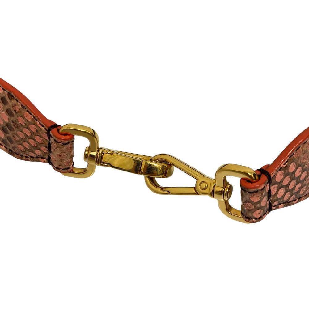 Fendi Fendi Fendi Strap You Python Shoulder Strap Leather Other DUTY FREE for USA Size ONE SIZE - 3 Thumbnail