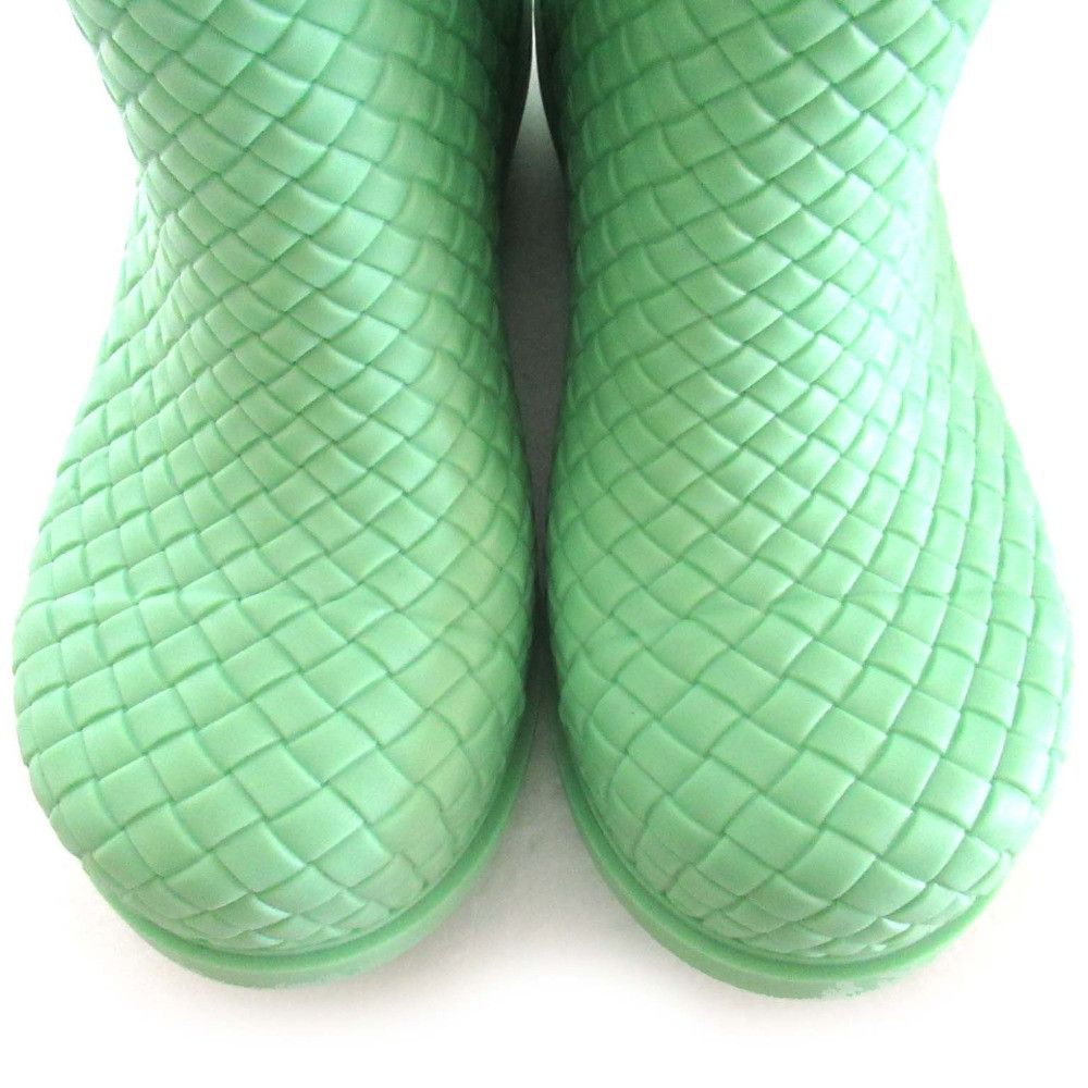 Bottega Veneta Bottega Veneta Bottega Veneta Intrecciato Rubber Rain Boots Plastic / Synthetic Shoes DUTY FREE for USA Size ONE SIZE - 4 Thumbnail