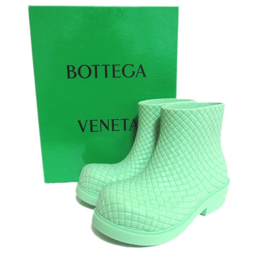 Bottega Veneta Bottega Veneta Bottega Veneta Intrecciato Rubber Rain Boots Plastic / Synthetic Shoes DUTY FREE for USA Size ONE SIZE - 9 Thumbnail