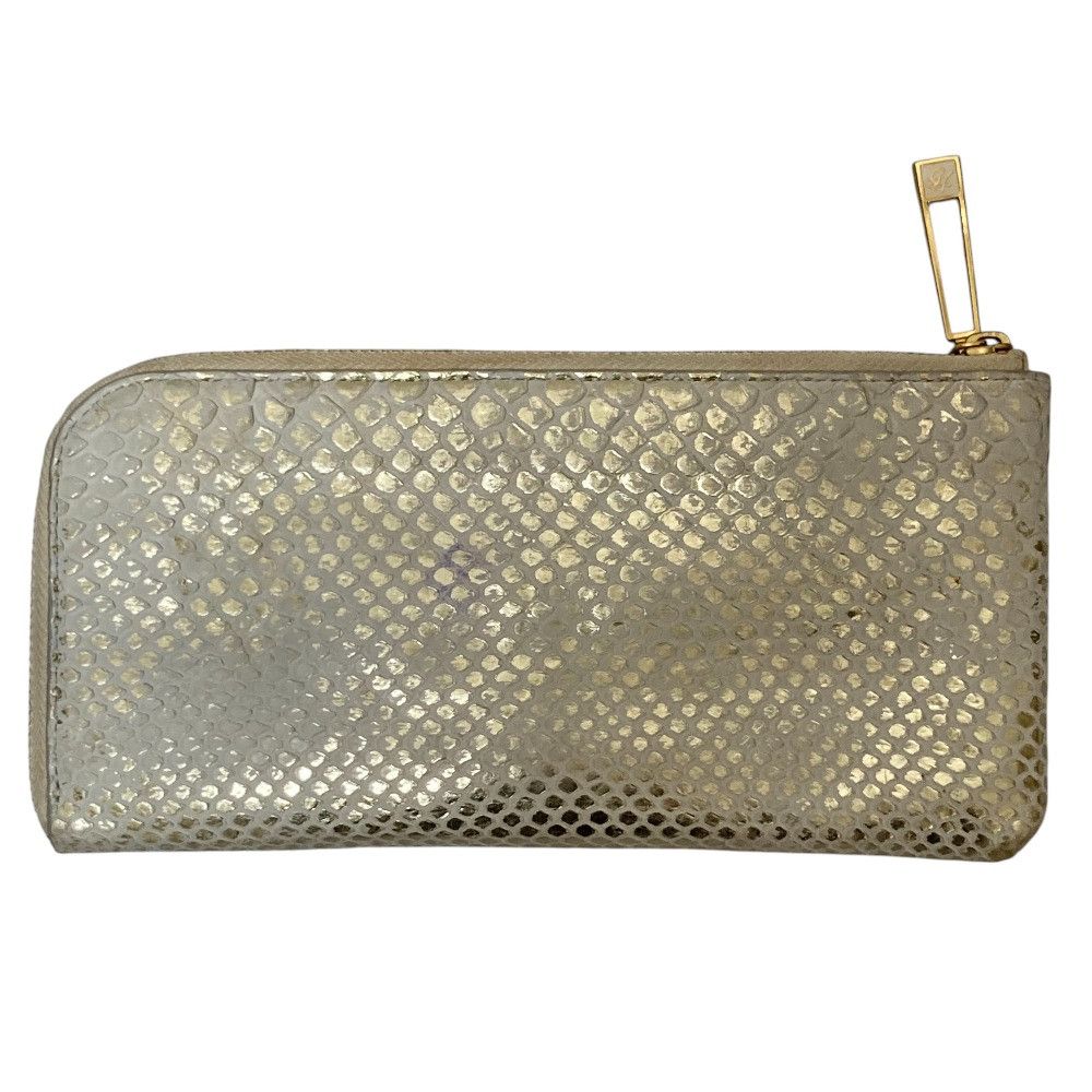 Other Other Her Schedule Python Leather Long Wallet Leather Long Wallet DUTY FREE for USA Size ONE SIZE - 2 Thumbnail