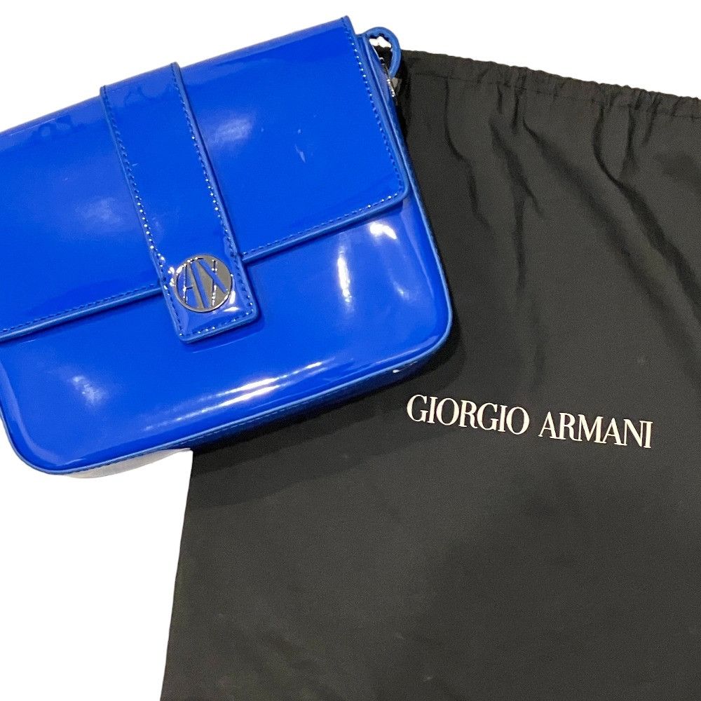 Armani Armani Armani Exchange Enamel Shoulder Bag Plastic / Synthetic Crossbody Bag 8P233 942241 DUTY FREE for USA Size ONE SIZE - 12 Thumbnail