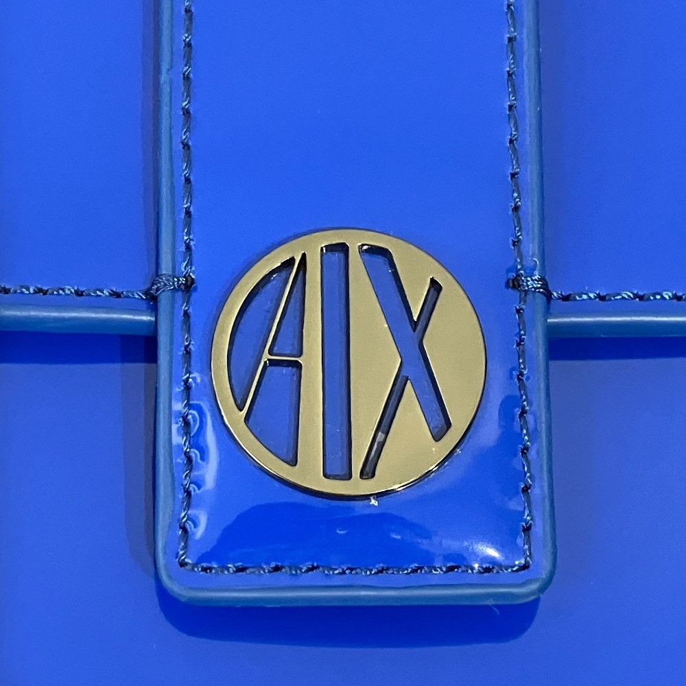 Armani Armani Armani Exchange Enamel Shoulder Bag Plastic / Synthetic Crossbody Bag 8P233 942241 DUTY FREE for USA Size ONE SIZE - 9 Thumbnail
