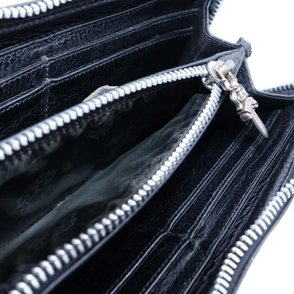 Chrome Hearts Chrome Hearts Rec F Zip Filigree Decorated Round Wallet Size ONE SIZE - 6 Thumbnail
