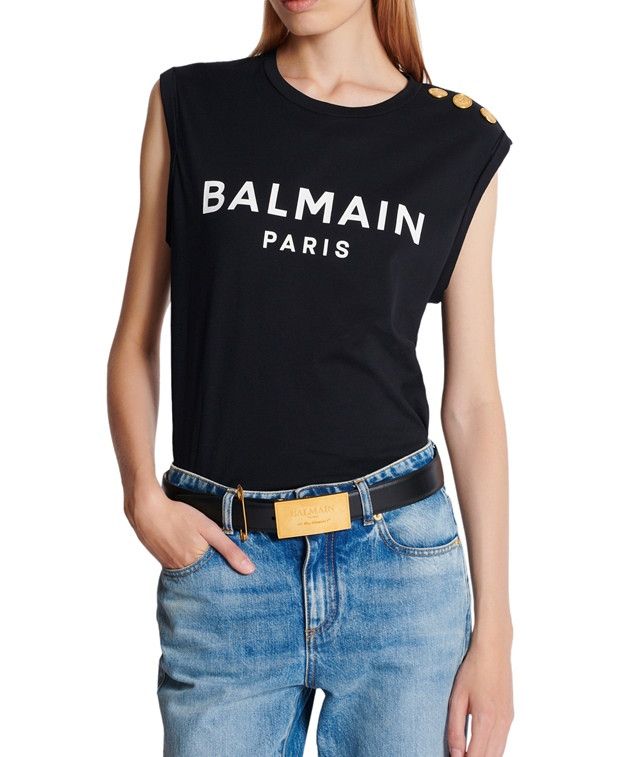 Balmain Leather belt Size ONE SIZE - 4 Thumbnail