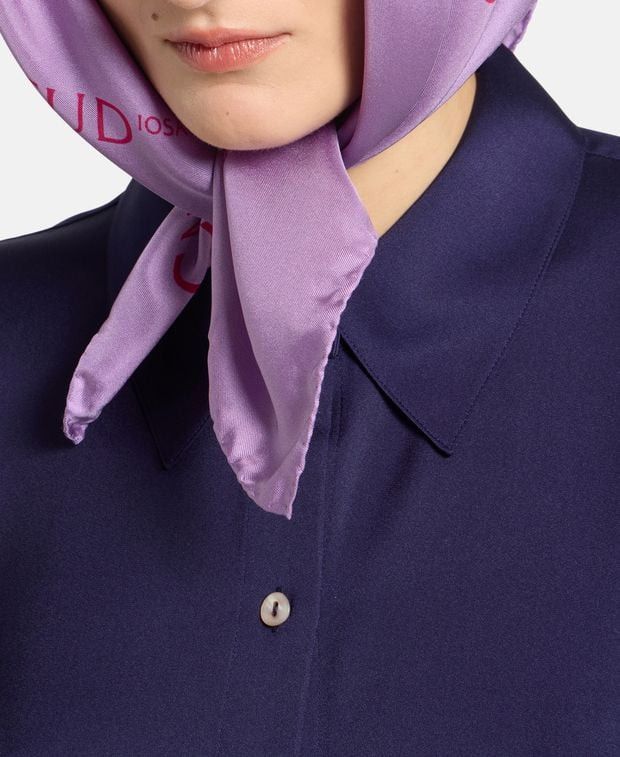Acne Studios Silk square scarf Size ONE SIZE - 2 Thumbnail