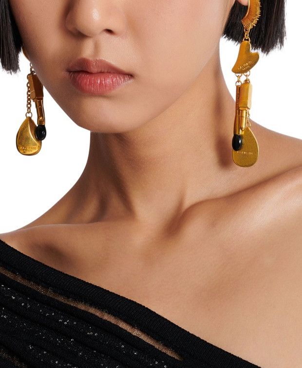 Balmain Earrings Size ONE SIZE - 2 Thumbnail