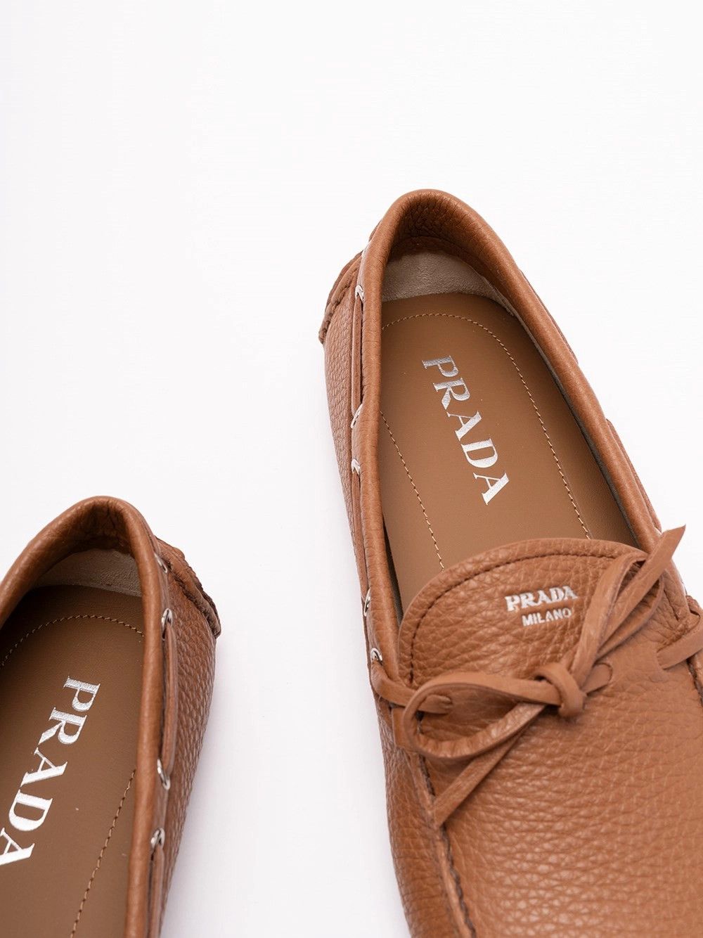 Prada Leather `Driver` Loafers Size US 7 / EU 40 - 5 Thumbnail