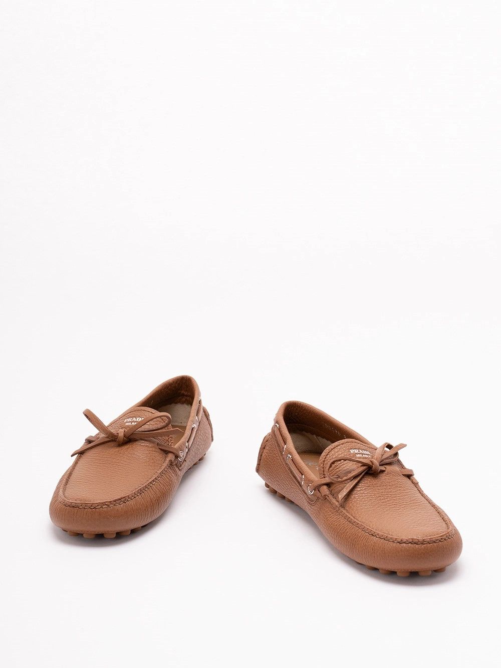 Prada Leather `Driver` Loafers Size US 10 / EU 43 - 2 Thumbnail