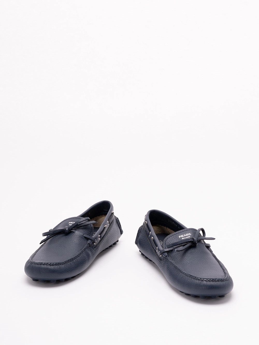 Prada Leather `Driver` Loafers Size US 12 / EU 45 - 2 Thumbnail