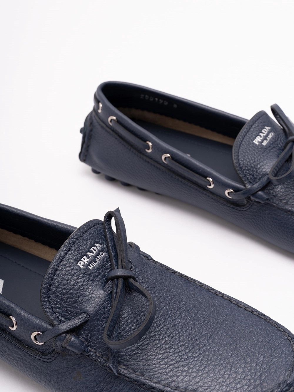 Prada Leather `Driver` Loafers Size US 7.5 / EU 40-41 - 5 Thumbnail