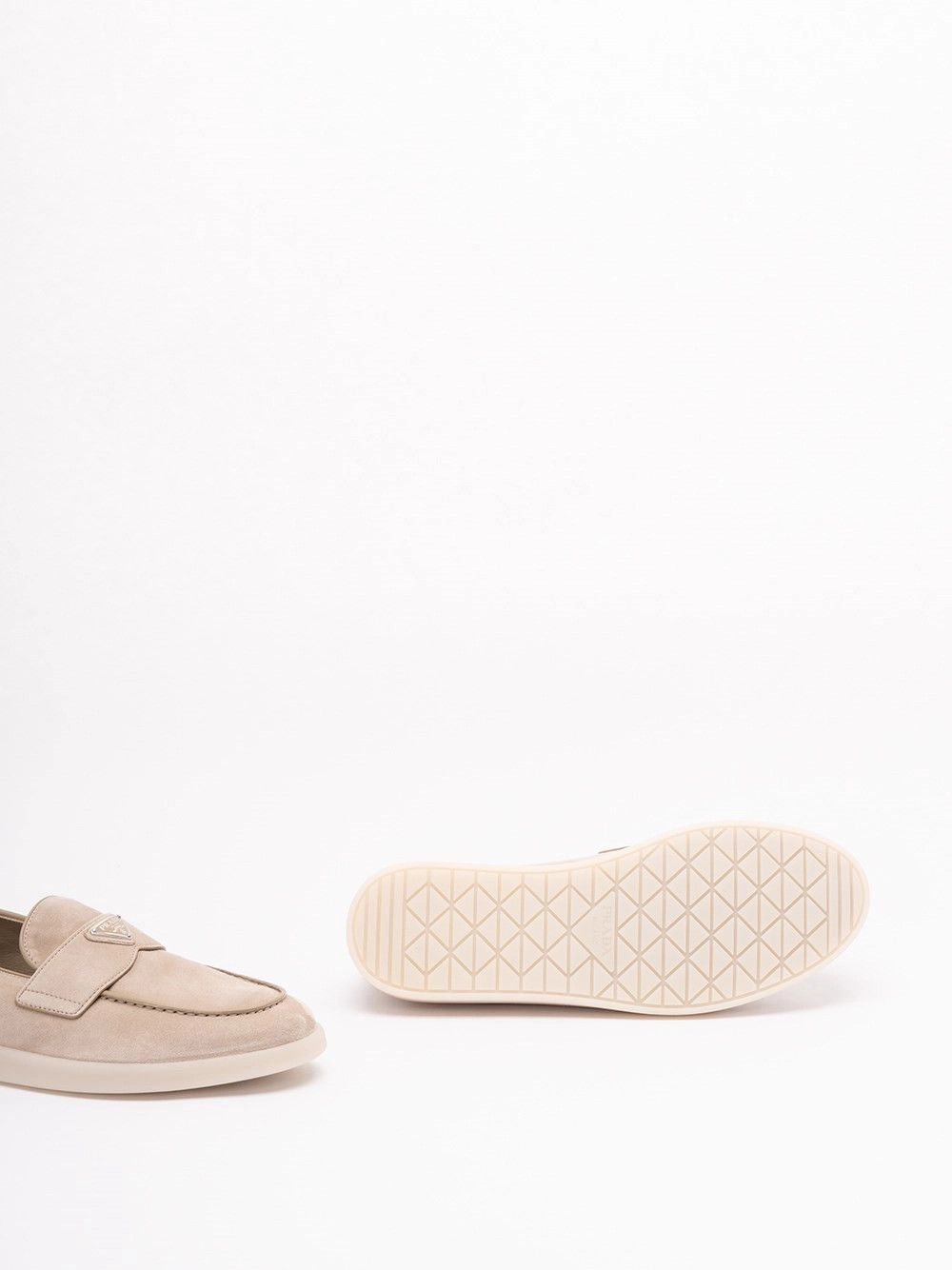 Prada Suede Loafers Size US 11 / EU 44 - 4 Thumbnail