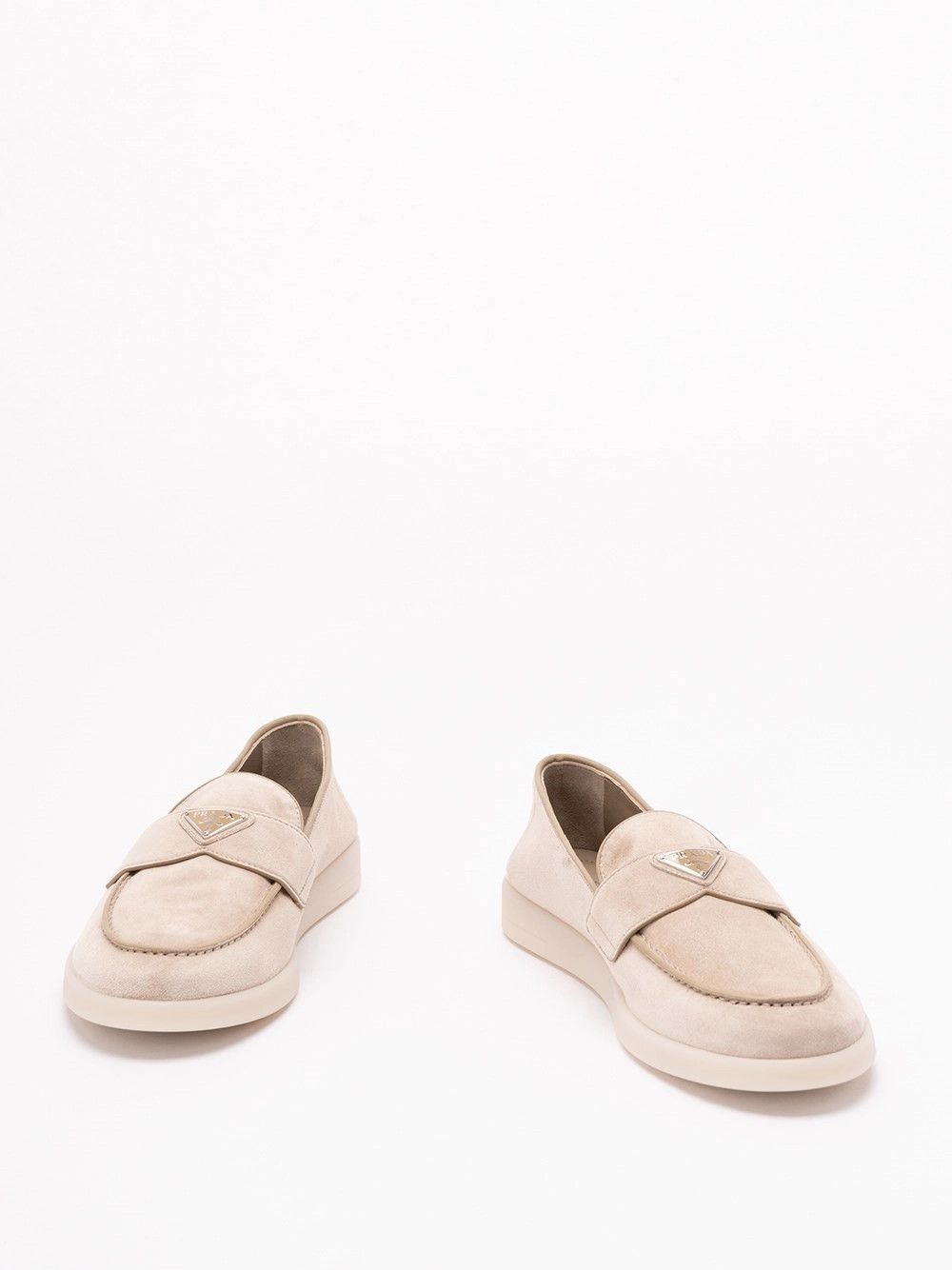 Prada Suede Loafers Size US 11 / EU 44 - 2 Thumbnail