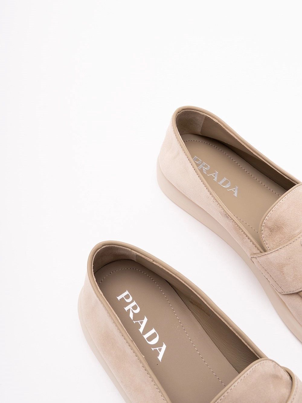Prada Suede Loafers Size US 11 / EU 44 - 5 Thumbnail