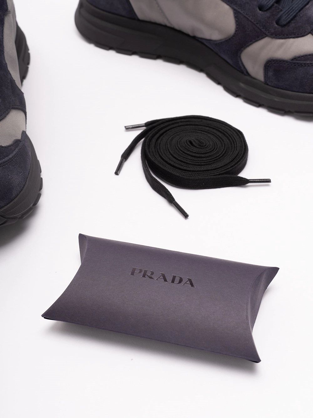 Prada Suede and Re-Nylon Sneakers Size US 12 / EU 45 - 6 Thumbnail