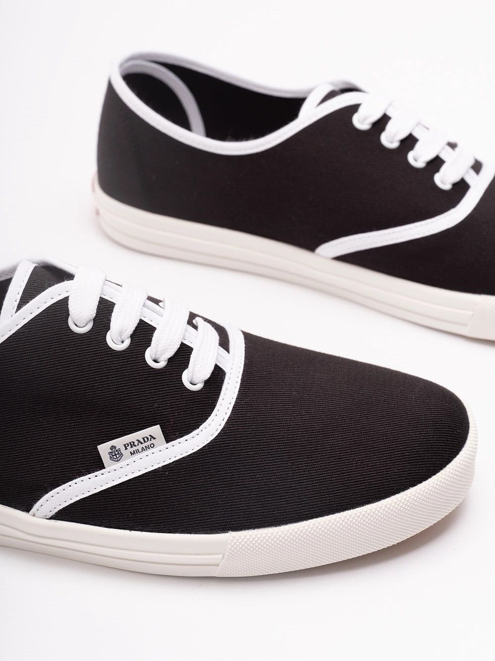 Prada `Imprint` Cotton Sneakers Size US 10 / EU 43 - 5 Thumbnail