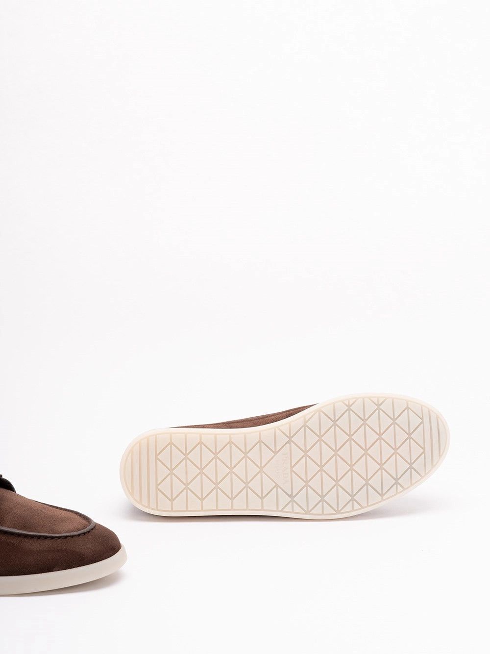 Prada Suede Boat Shoes Size US 12 / EU 45 - 4 Thumbnail