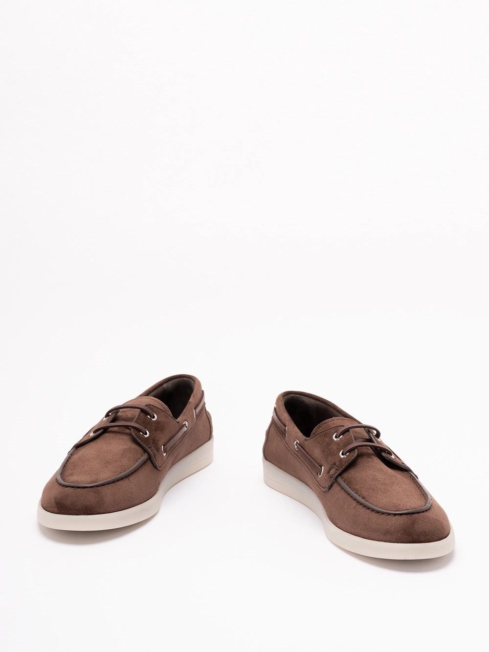 Prada Suede Boat Shoes Size US 12 / EU 45 - 2 Thumbnail