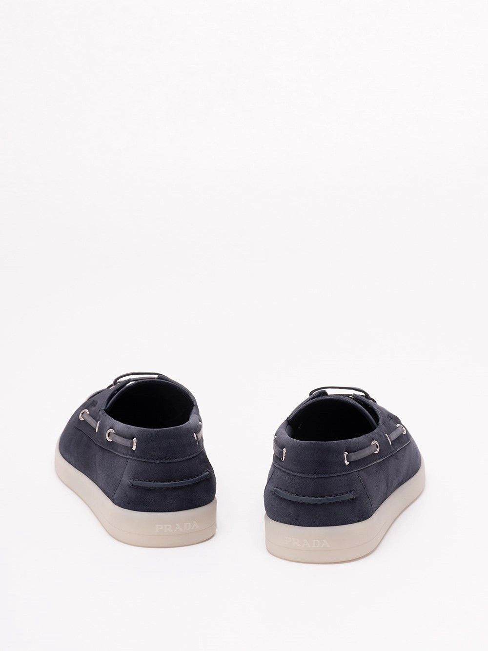 Prada Suede Boat Shoes Size US 9.5 / EU 42-43 - 3 Thumbnail