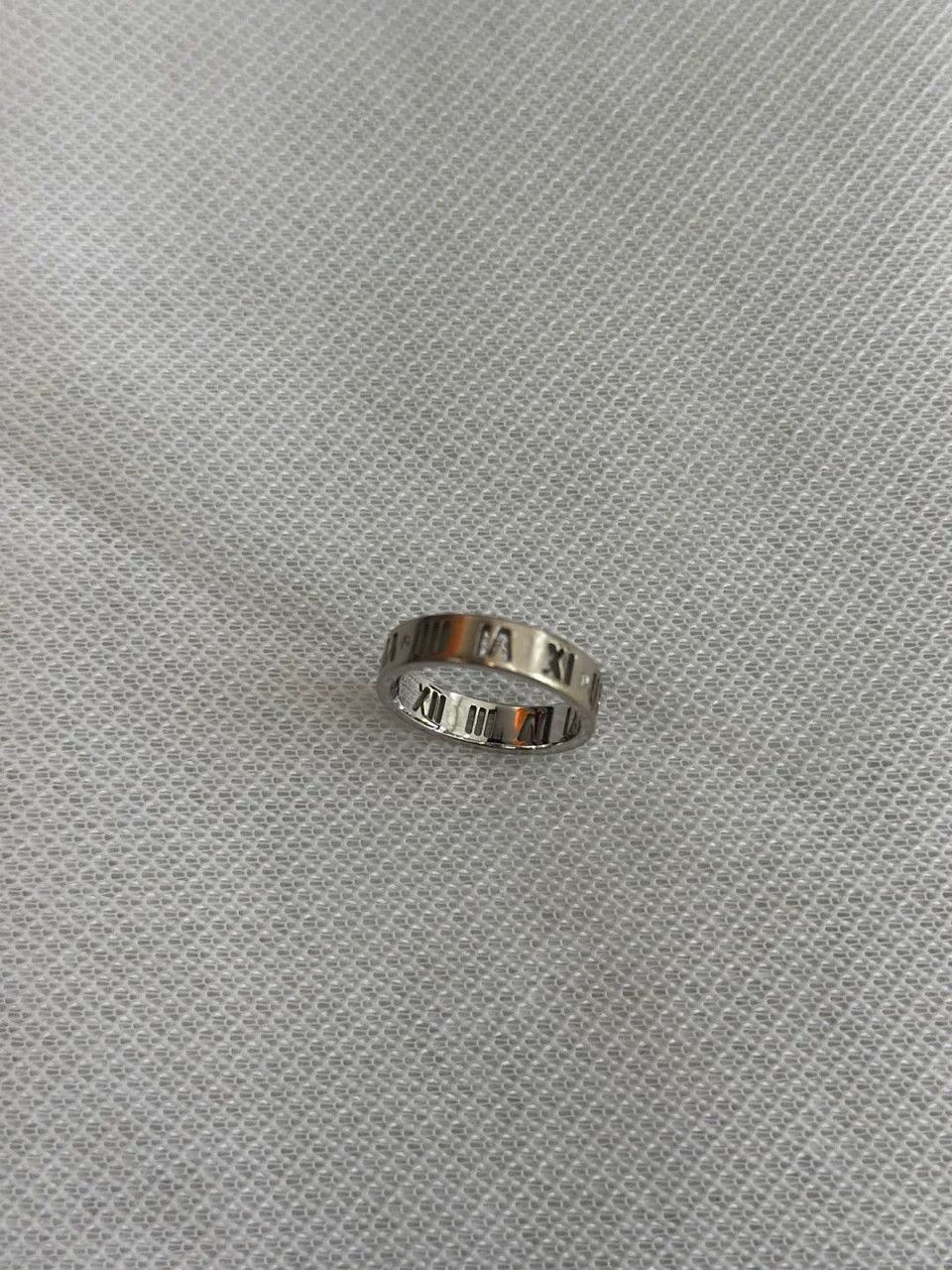 Tiffany & Co. Tiffany White Gold Hollow Ring with Box Size ONE SIZE - 2 Thumbnail