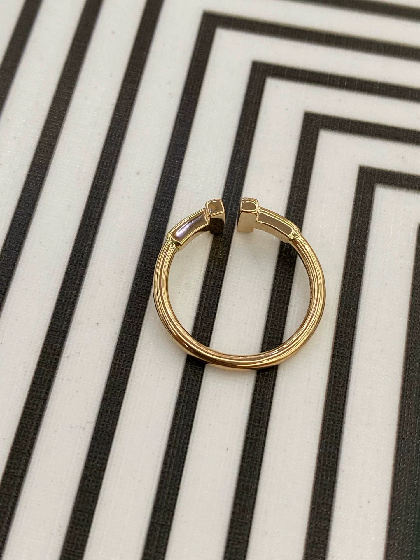 Tiffany & Co. Tiffany Double T Ring Size ONE SIZE - 8 Thumbnail