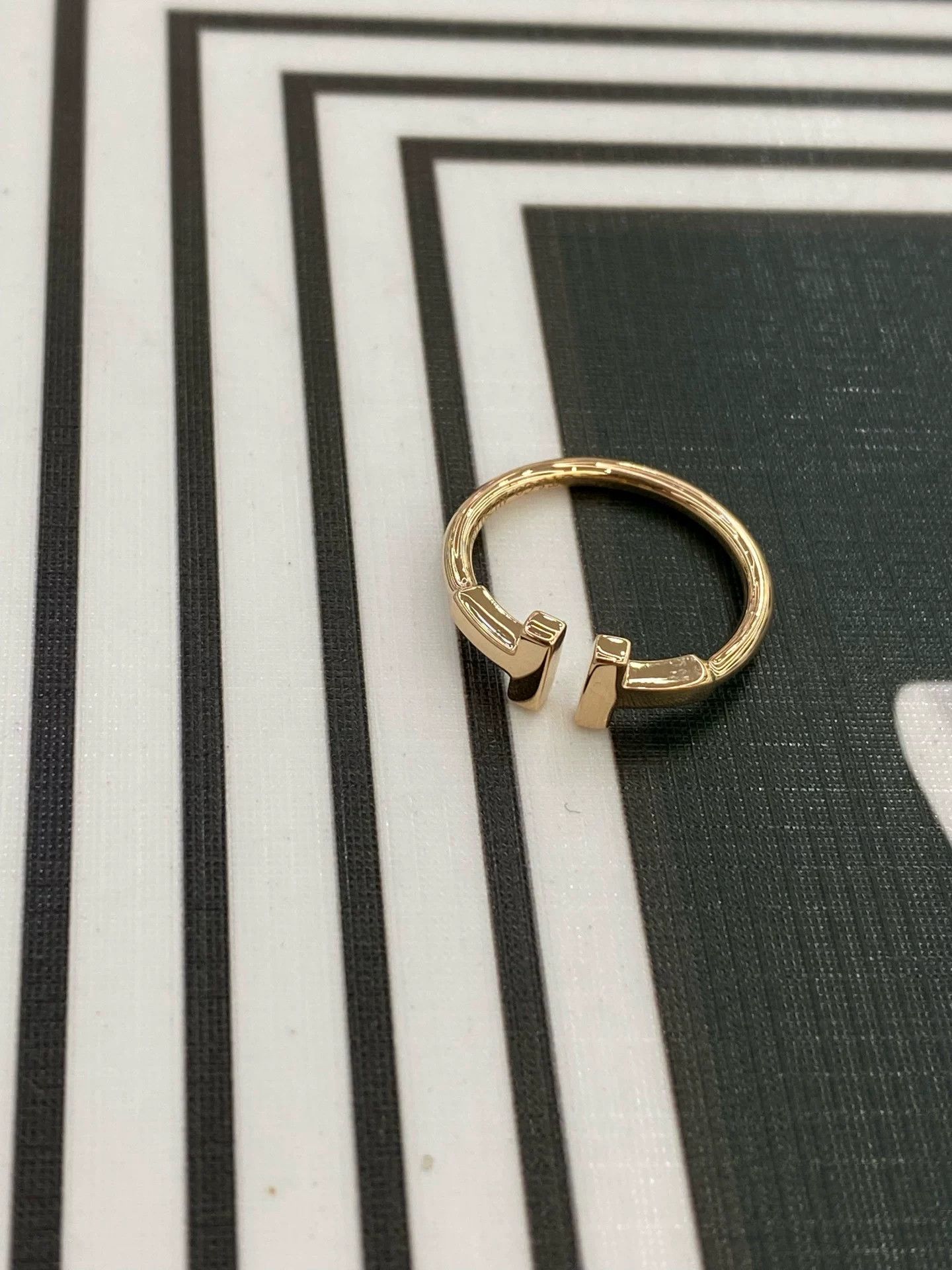 Tiffany & Co. Tiffany Double T Ring Size ONE SIZE - 4 Thumbnail