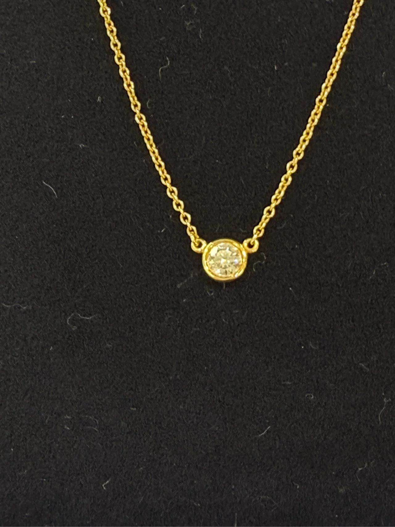 Tiffany & Co. Tiffany Single Diamond Collar Necklace Size ONE SIZE - 2 Thumbnail