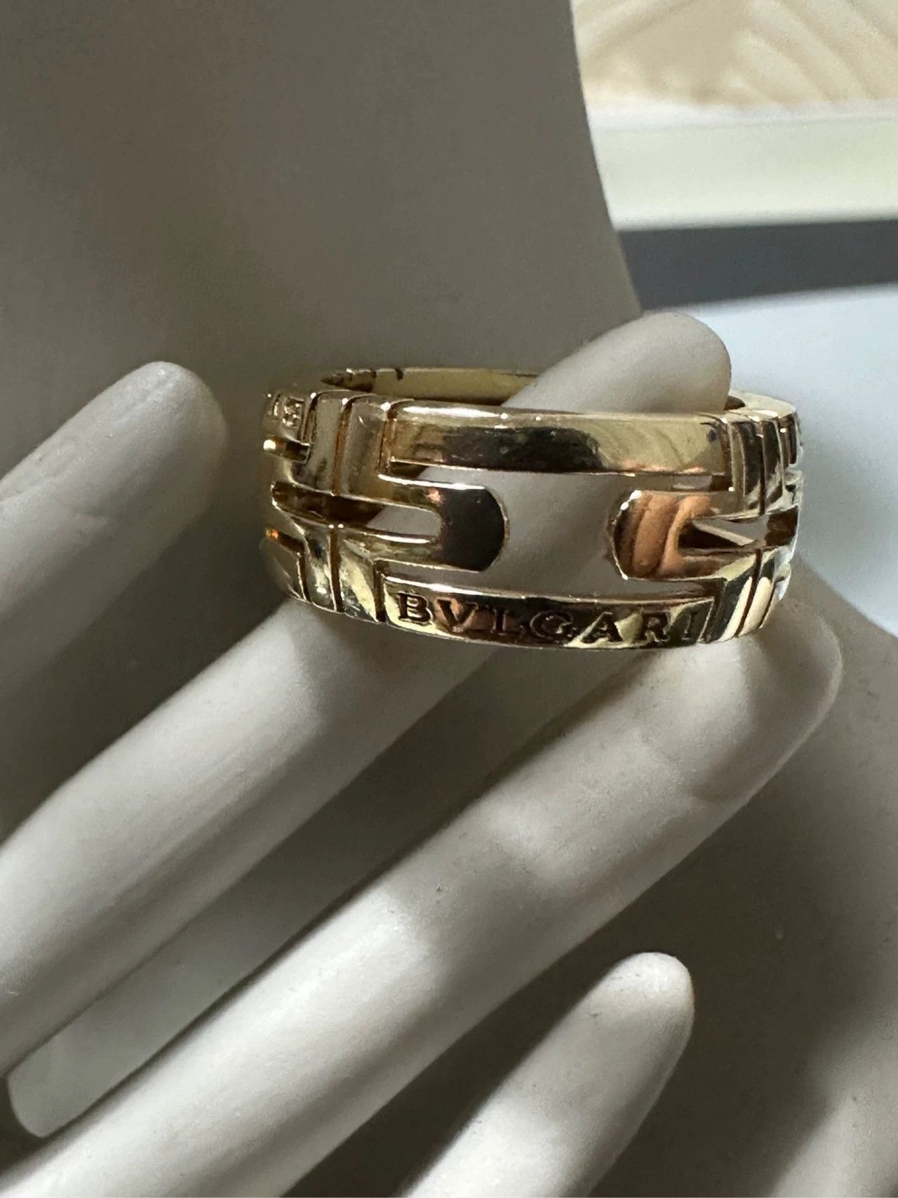 Bvlgari Bvlgari Parentesi Rose Gold Paperclip Ring Size ONE SIZE - 2 Thumbnail