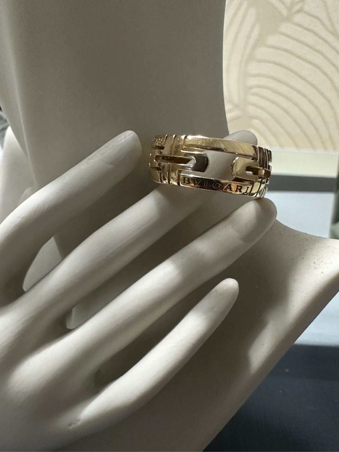 Bvlgari Bvlgari Parentesi Rose Gold Paperclip Ring Size ONE SIZE - 4 Thumbnail