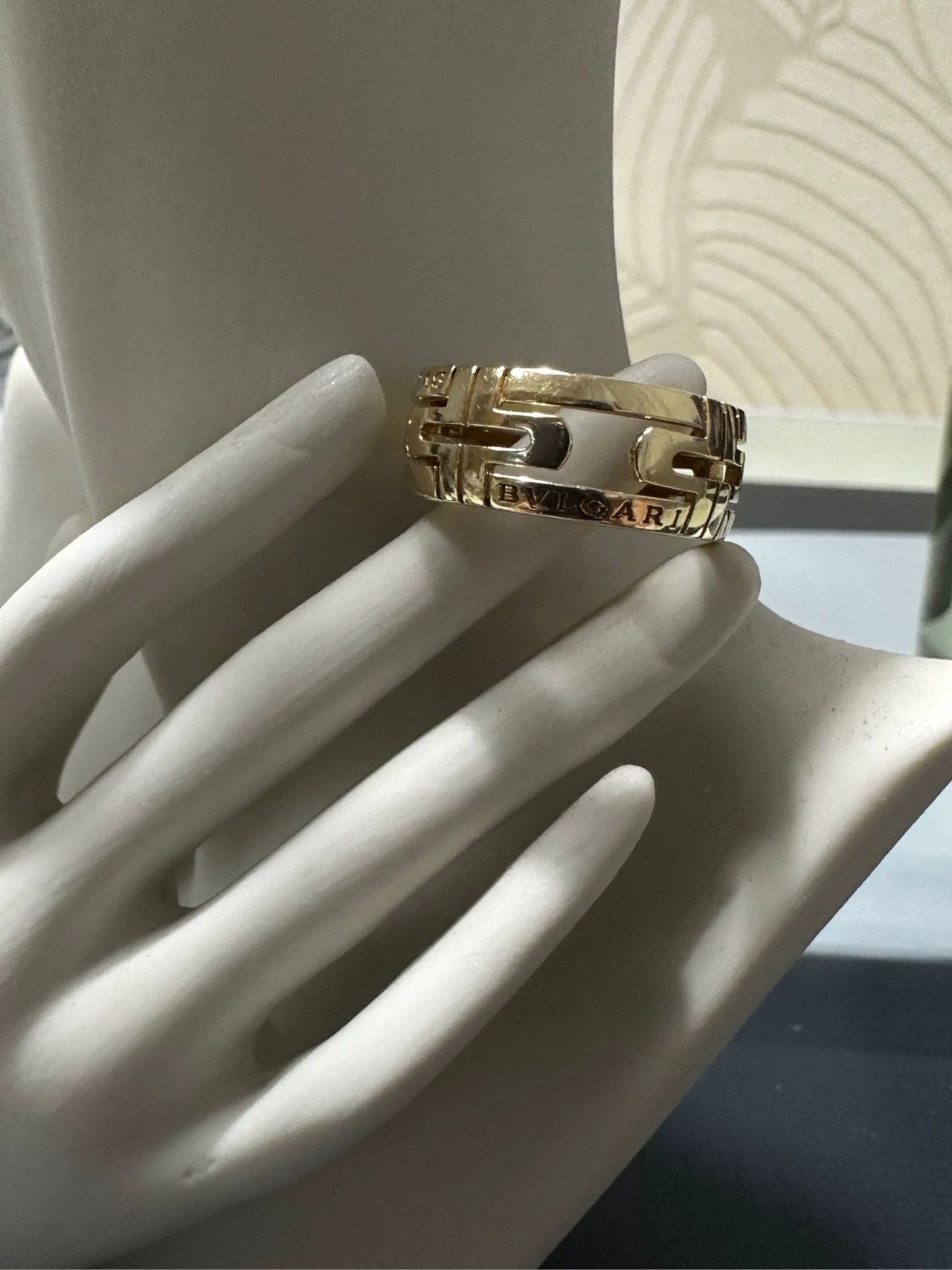 Bvlgari Bvlgari Parentesi Rose Gold Paperclip Ring Size ONE SIZE - 3 Thumbnail